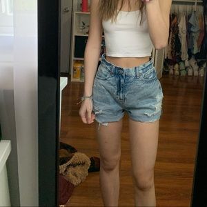 american eagle mom shorts